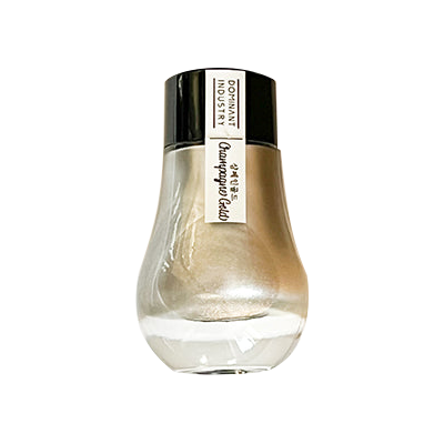 Dominant Industry Mirror 25ml Ink Bottle (for Dip Pen) in Champagne — Dominant Industry fountain pen ink — premium bottled ink for writing, at Cityluxe Singapore
