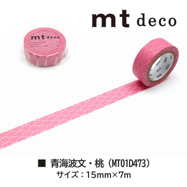 Load image into Gallery viewer, MT Deco Washi Tape - Seigaihamon Momo

