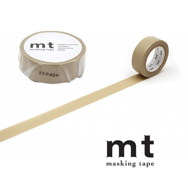 Load image into Gallery viewer, MT Basic Washi Tape - Beige 7m
