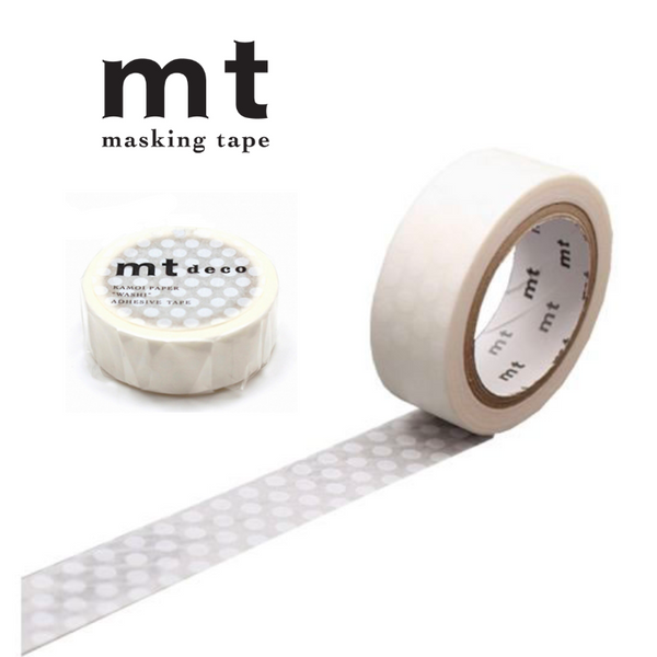 Load image into Gallery viewer, MT Deco Washi Tape - Dot White
