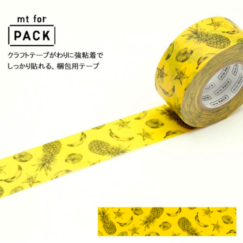 MT For Pack Permanent Tape - Yellow Fruits