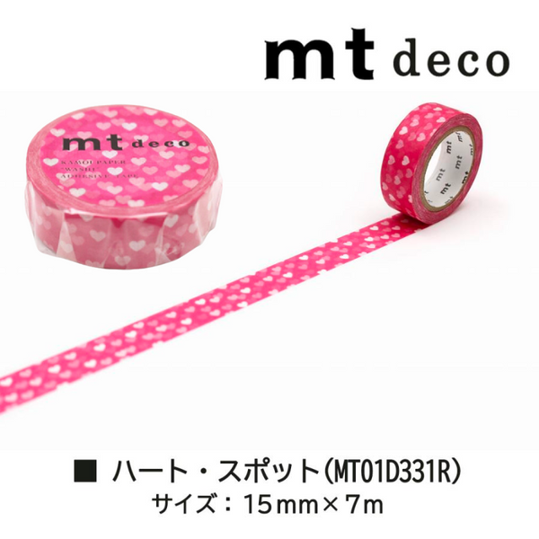 Load image into Gallery viewer, MT Deco Washi Tape - Heart Spot
