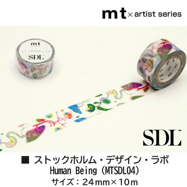 将图片加载到图库查看器，MT x SDL Washi Tape - Human Being
