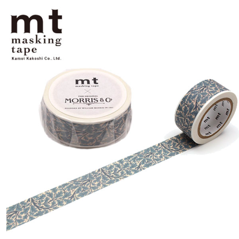 MT x William Morris Washi Tape - Oaktree