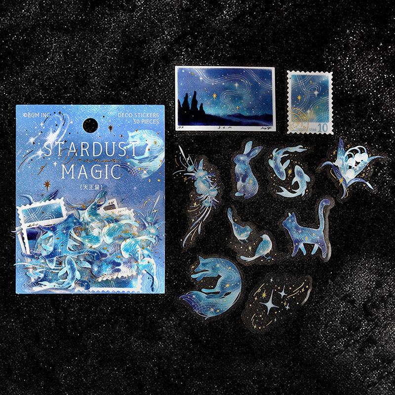 BGM Foil Stamping Clear Seal: Stardust Magic - Uranus — in use