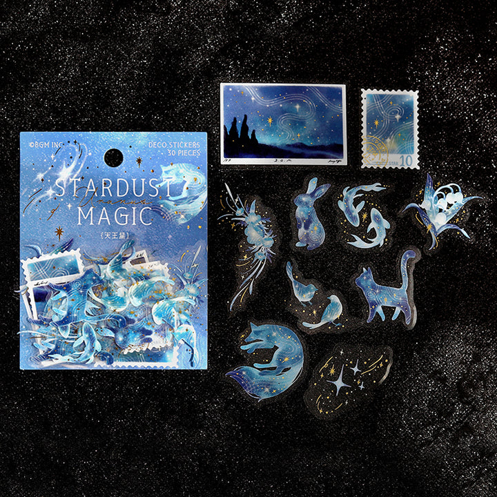 BGM Foil Stamping Clear Seal: Stardust Magic - Uranus — in use