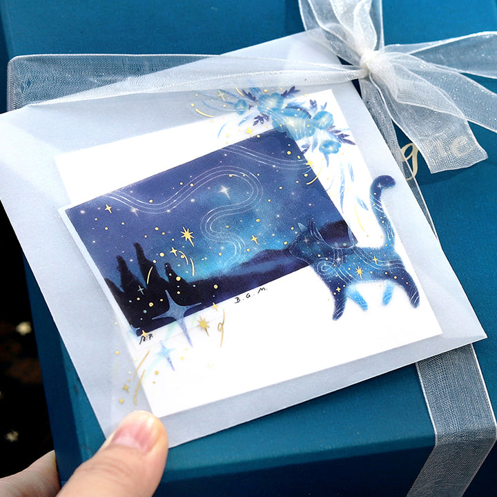 BGM Foil Stamping Clear Seal: Stardust Magic - Uranus — detail view