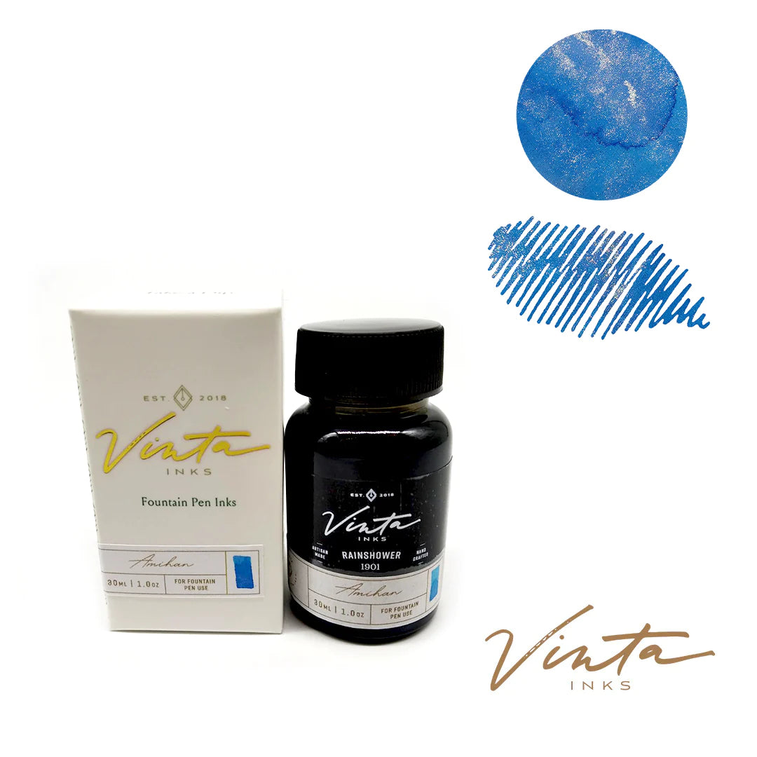 Vinta Inks Hello Rain 30ml Bottled Ink - Rainshower (Amihan 1901)