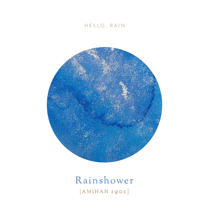 Vinta Inks Hello Rain 30ml Bottled Ink - Rainshower (Amihan 1901)