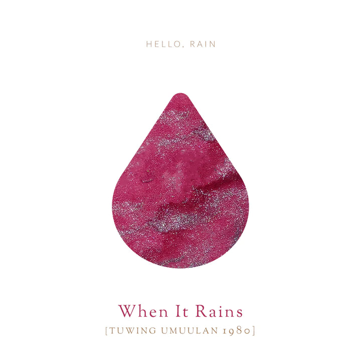 Vinta Inks Hello Rain 30ml Bottled Ink - When It Rains (Tuwing Umuulan 1980)