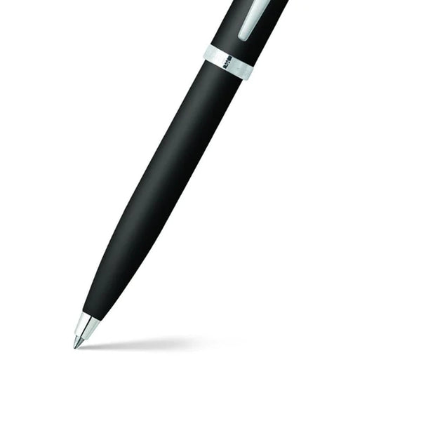 Load image into Gallery viewer, Sheaffer 100 E9317 Ballpoint Pen - Matte Black with Chrome Plated Trims
