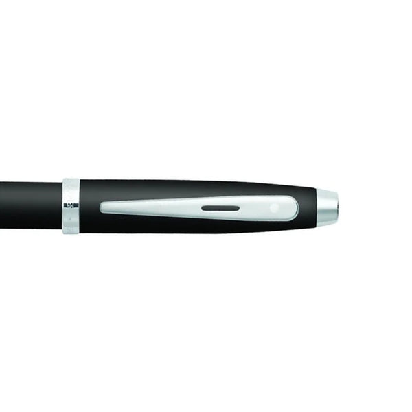 Load image into Gallery viewer, Sheaffer 100 E9317 Ballpoint Pen - Matte Black with Chrome Plated Trims
