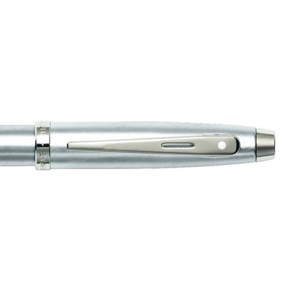 画像をギャラリービューアに読み込む, Sheaffer 100 E9306 Fountain Pen - Brushed Chrome with Chrome Plated Trims
