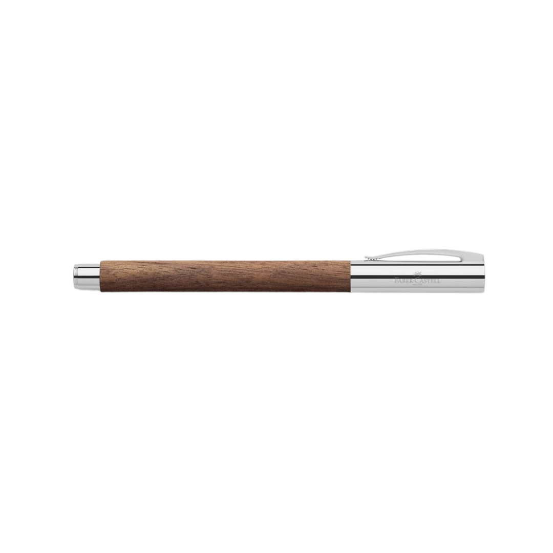 Faber-Castell Ambition Fountain Pen Walnut Wood — Faber-Castell fountain pen — precision nib writing instrument, at Cityluxe Singapore stationery store