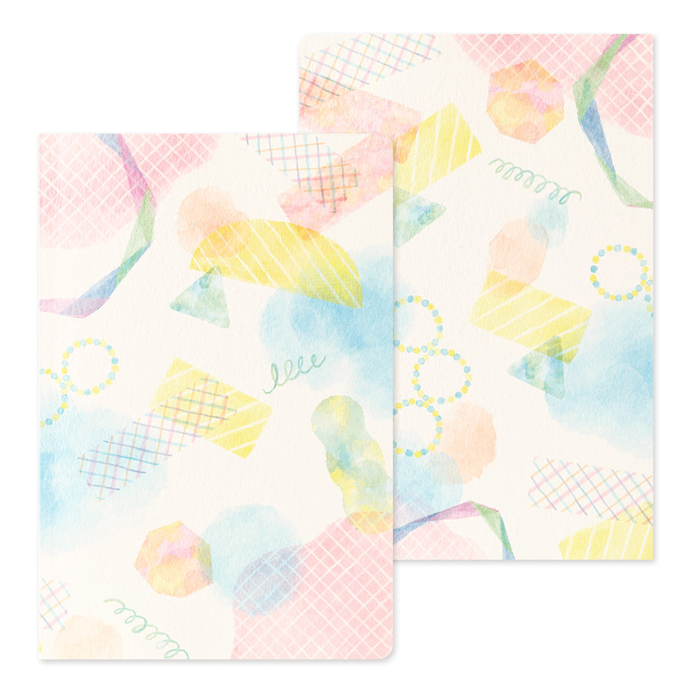 Midori Yuru Log Notebook [B6] in Watercolor — Midori notebook — quality writing journal with premium paper, at Cityluxe Singapore stationery store
