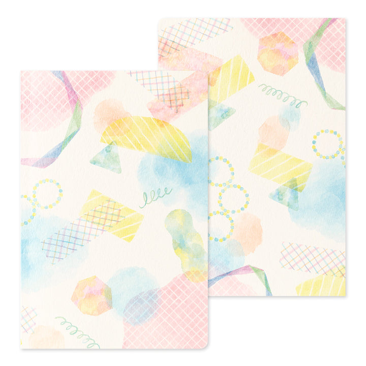 Midori Yuru Log Notebook [B6] in Watercolor — Midori notebook — quality writing journal with premium paper, at Cityluxe Singapore stationery store