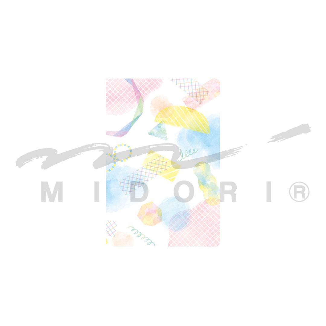 Midori Yuru Log Notebook [B6] in Watercolor — Midori notebook — quality writing journal with premium paper, at Cityluxe Singapore stationery store