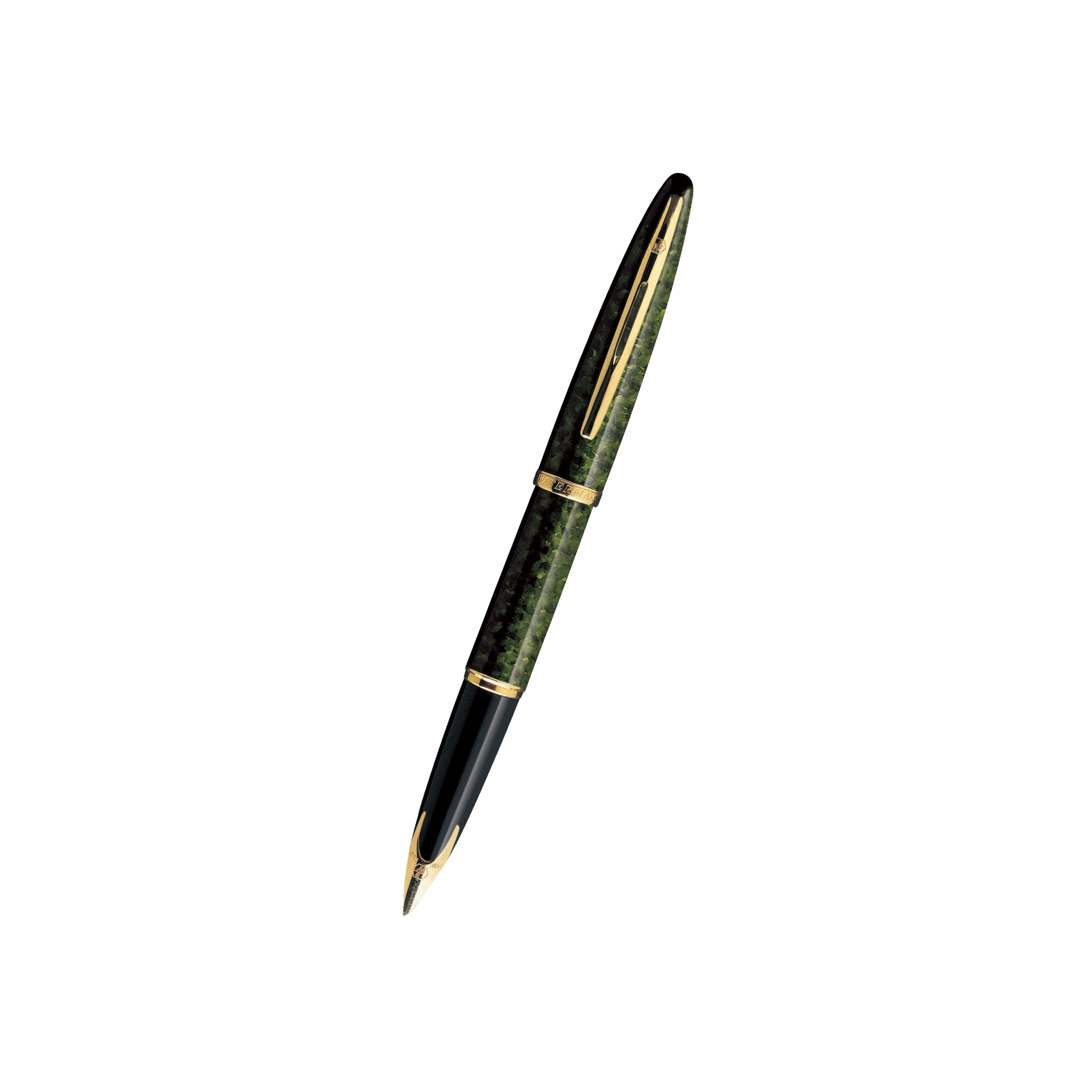 Waterman Carene Lacquer Green Fountain Pen - Fine
