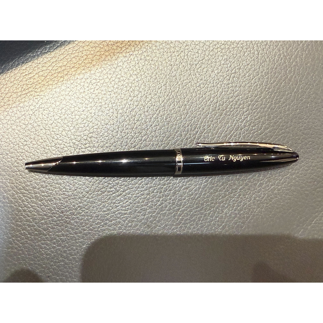 Waterman Carene Laque Black ST Ballpoint Pen — with packaging