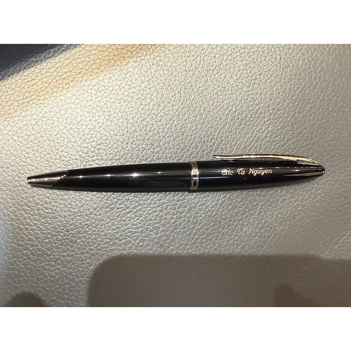 Waterman Carene Laque Black ST Ballpoint Pen — with packaging