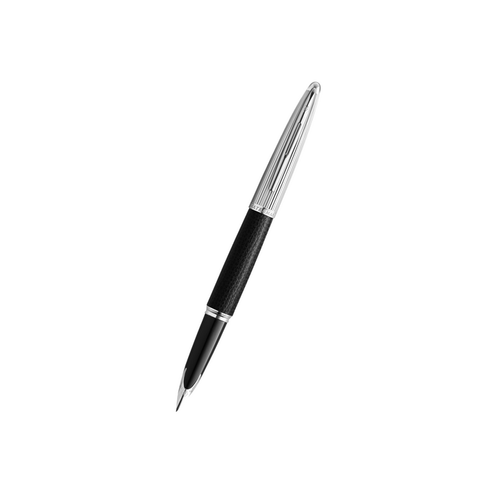 Waterman Carene SE Black Leather Fountain Pen - Medium (FPD 2024)