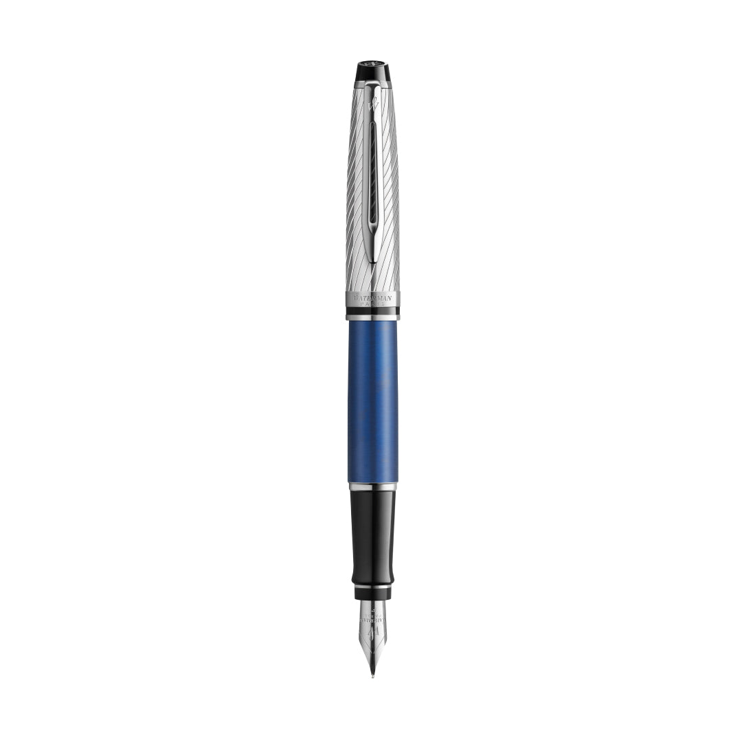 Waterman Expert 3 Deluxe Metallic Blue Fountain Pen