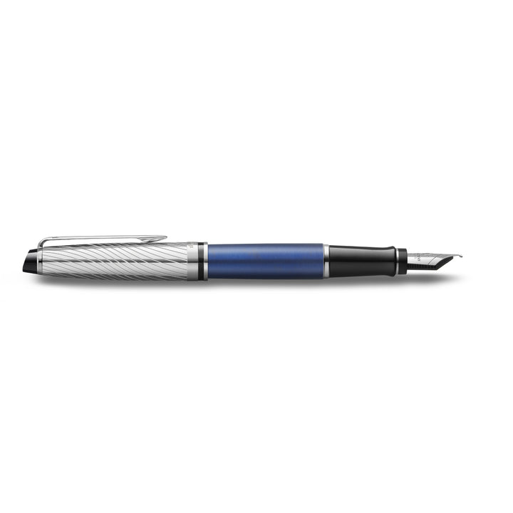 Waterman Expert 3 Deluxe Metallic Blue Fountain Pen