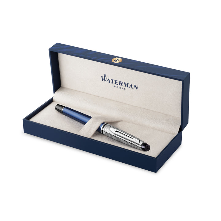 Waterman Expert 3 Deluxe Metallic Blue Fountain Pen
