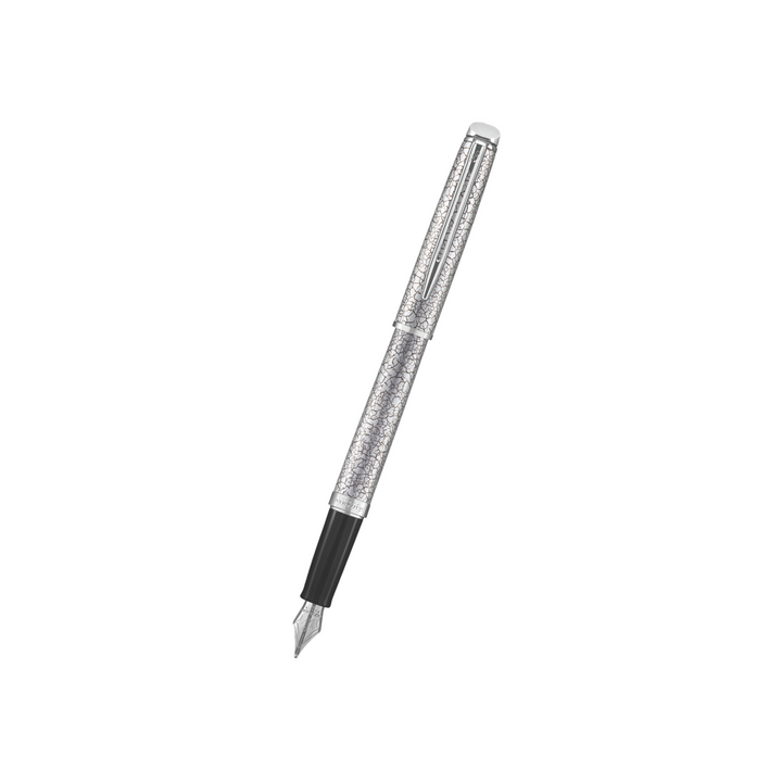 Waterman Hemisphere 18 Deluxe Cracked Fountain Pen in Medium — Waterman fountain pen — precision nib writing instrument, at Cityluxe Singapore stationery store