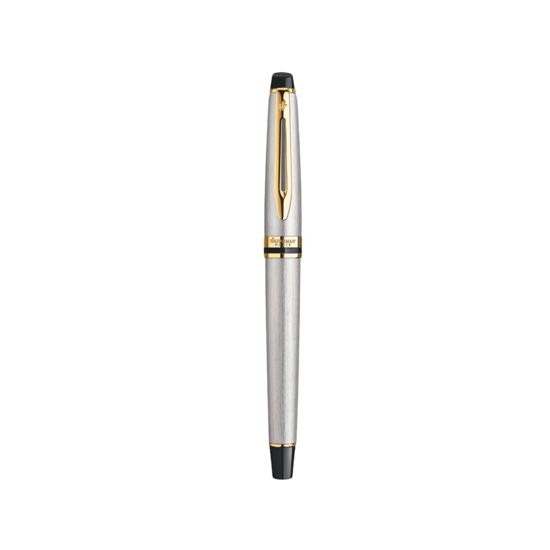 Waterman Expert3 Stainless Steel GT Fountain Pen — Waterman fountain pen — precision nib writing instrument, at Cityluxe Singapore stationery store