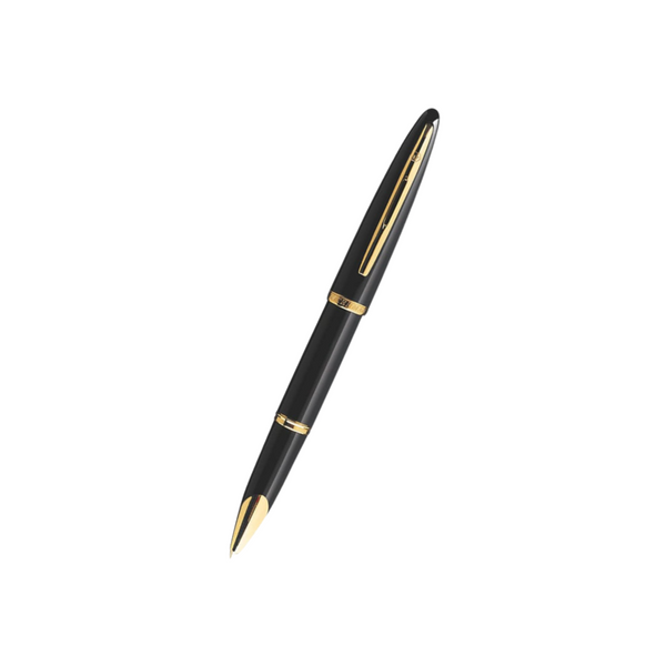 Load image into Gallery viewer, Waterman Carene Laque Black GT Rollerball Pen
