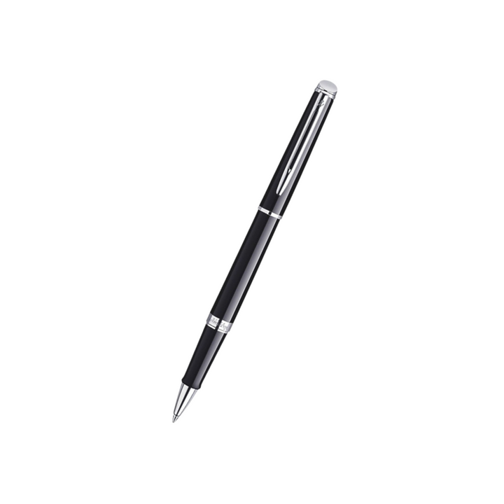 Waterman Hemisphere Laque Black CT Rollerball — Waterman rollerball pen — fluid gel ink writing instrument, at Cityluxe Singapore