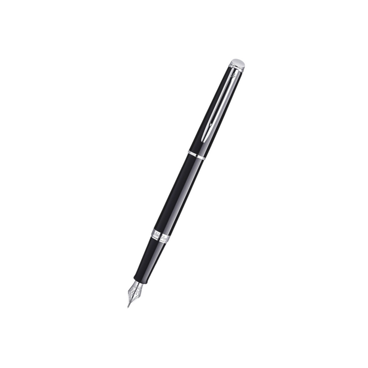Waterman Hemisphere Laque Black CT Fountain Pen — capped