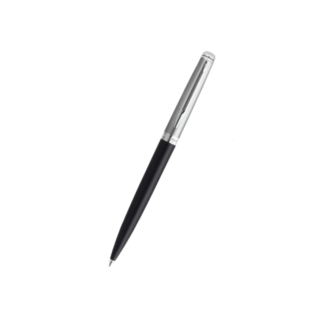Waterman Hemisphere Gift Set Essential Matt CT Ballpoint Pen With Crystal Dome - Stainless Black