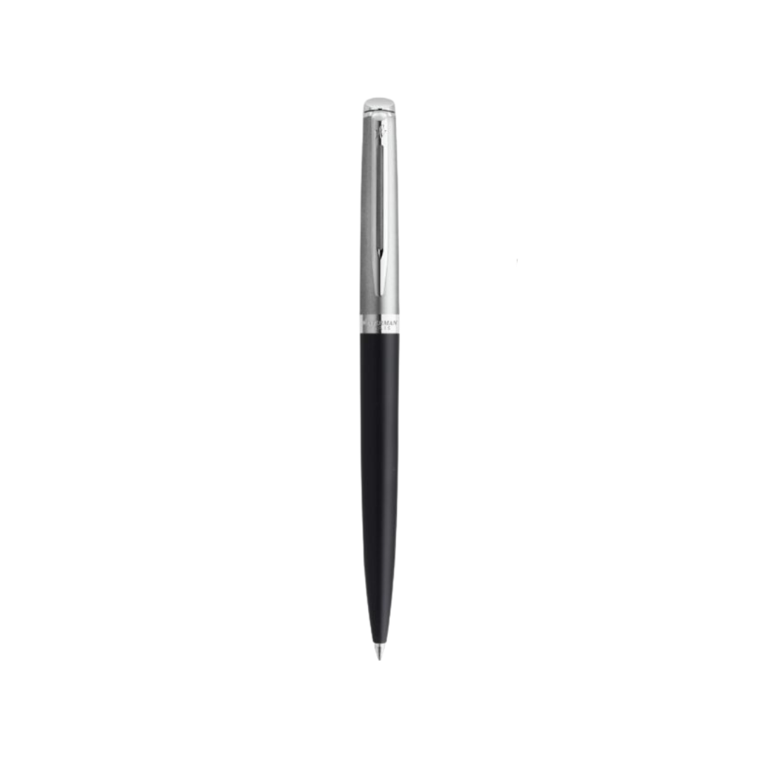Waterman Hemisphere Gift Set Essential Matt CT Ballpoint Pen With Crystal Dome - Stainless Black