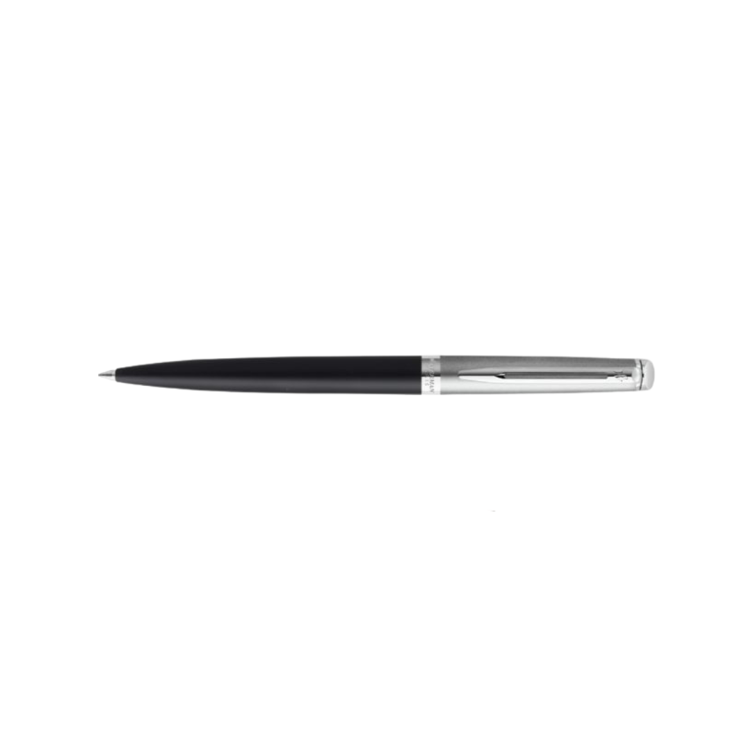 Waterman Hemisphere Gift Set Essential Matt CT Ballpoint Pen With Crystal Dome - Stainless Black