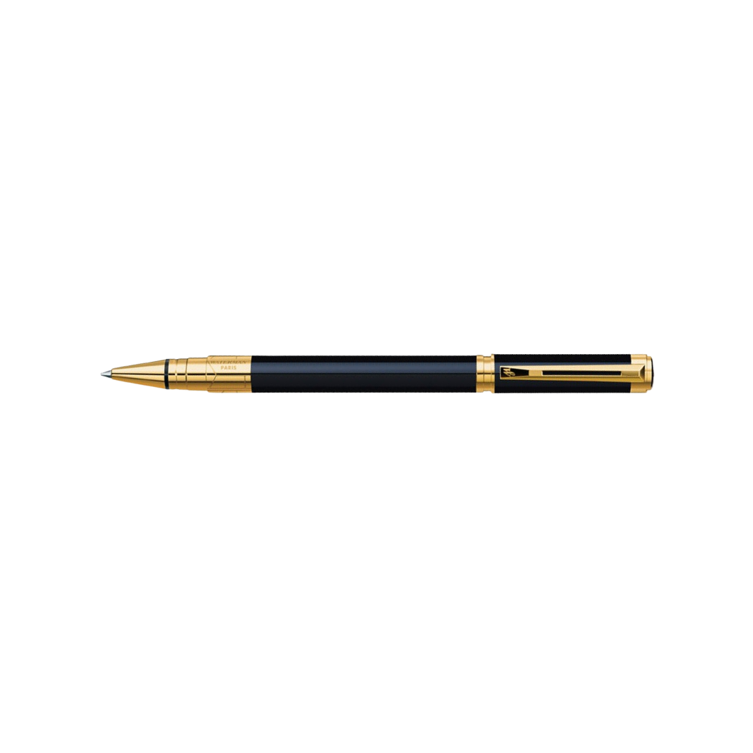 Waterman Perspective Laque Black GT Rollerball Pen — tip detail