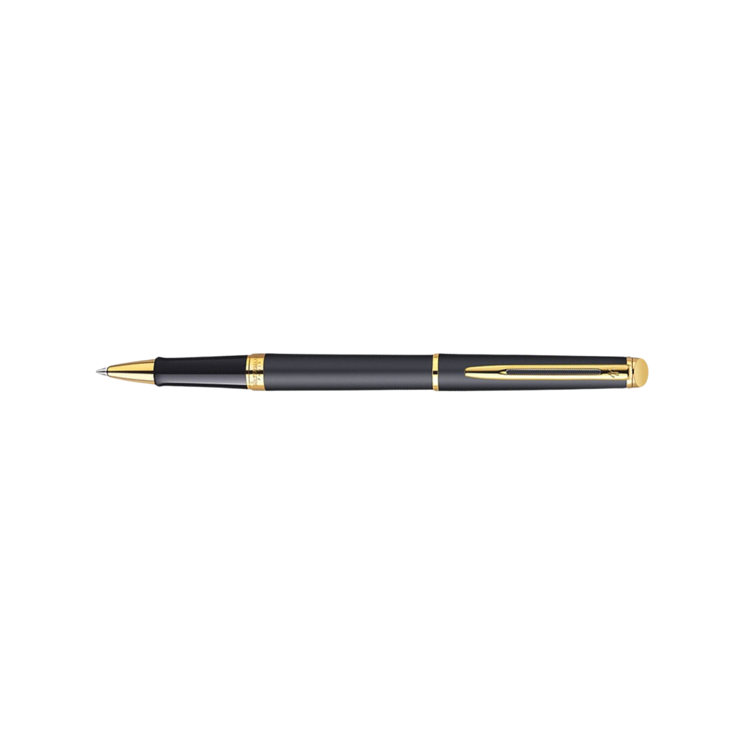 Waterman Hemisphere Laque Black GT Rollerball — Waterman rollerball pen — fluid gel ink writing instrument, at Cityluxe Singapore