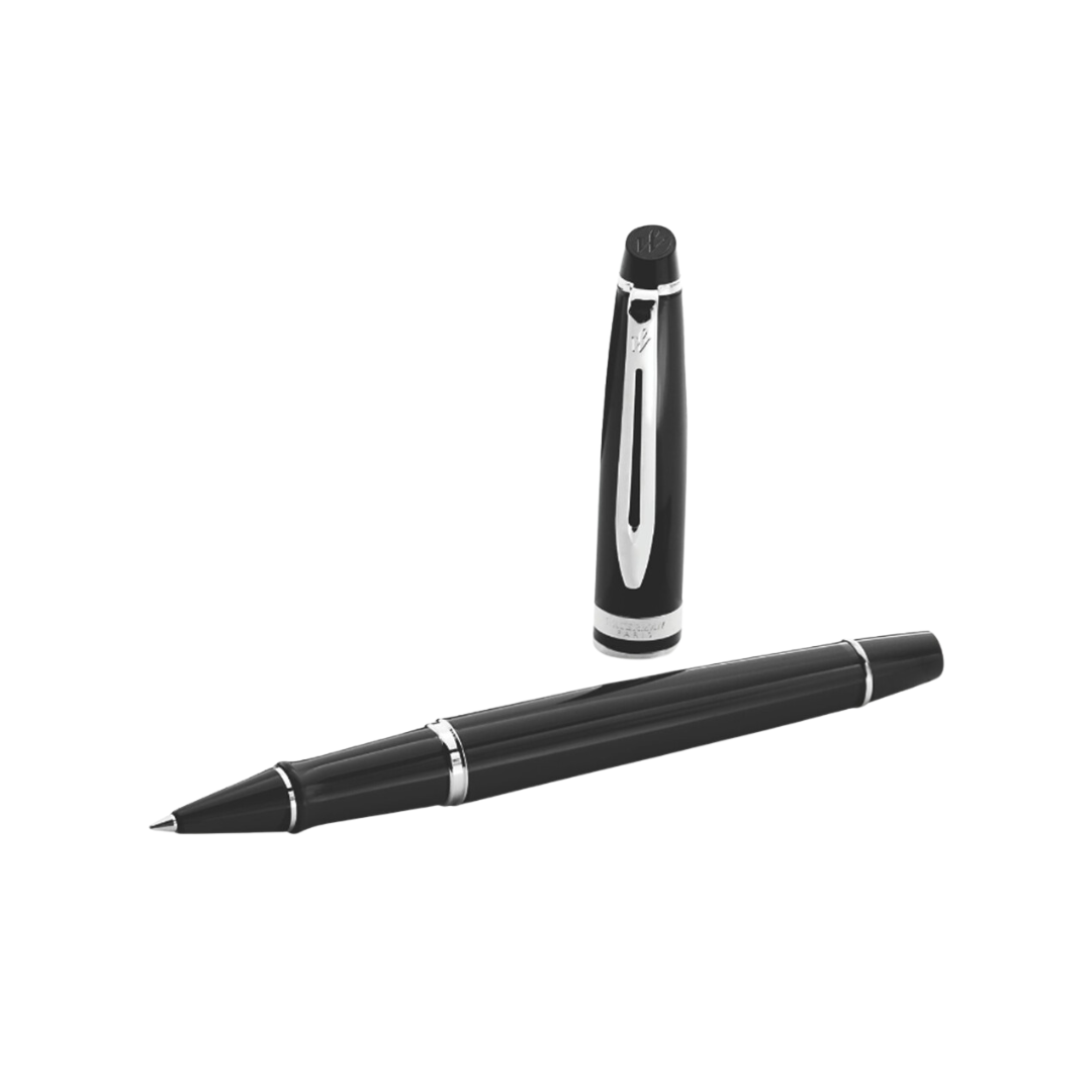 Waterman Expert3 Laque Black CT Rollerball Pen — Waterman rollerball pen — fluid gel ink writing instrument, at Cityluxe Singapore