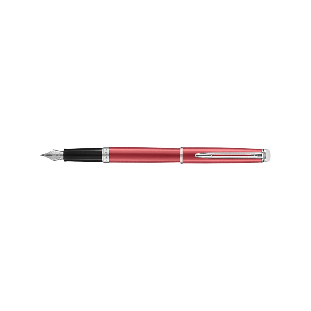 Waterman Hemisphere 18 Coral Pink Fountain Pen (FPD 2024) — nib close-up