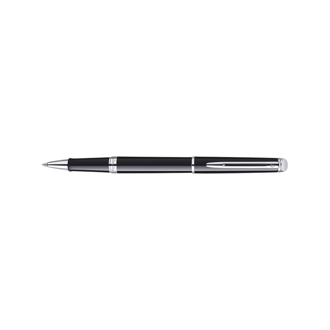 Waterman Hemisphere Laque Black CT Rollerball — Waterman rollerball pen — fluid gel ink writing instrument, at Cityluxe Singapore