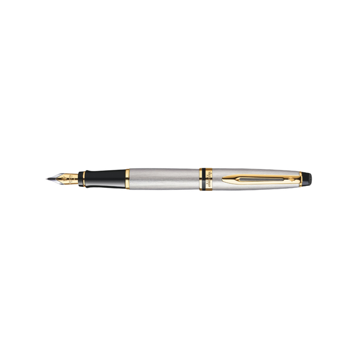 Waterman Expert3 Stainless Steel GT Fountain Pen — Waterman fountain pen — precision nib writing instrument, at Cityluxe Singapore stationery store