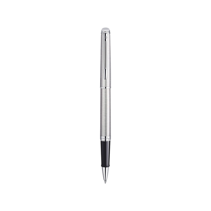 Waterman Hemisphere Stainless Steel CT Rollerball — Waterman rollerball pen — fluid gel ink writing instrument, at Cityluxe Singapore
