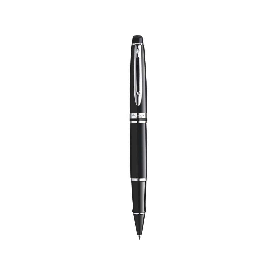 Waterman Expert3 Laque Black CT Rollerball Pen — Waterman rollerball pen — fluid gel ink writing instrument, at Cityluxe Singapore