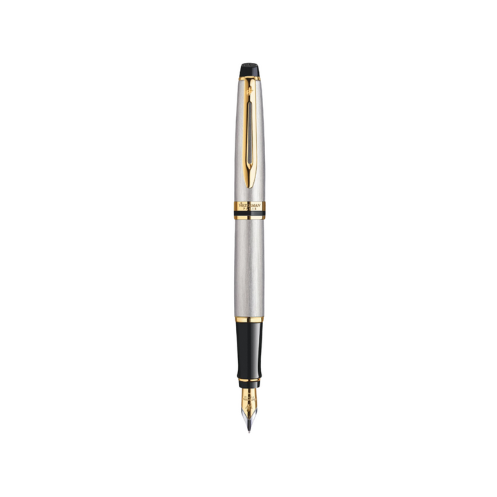Waterman Expert3 Stainless Steel GT Fountain Pen — Waterman fountain pen — precision nib writing instrument, at Cityluxe Singapore stationery store
