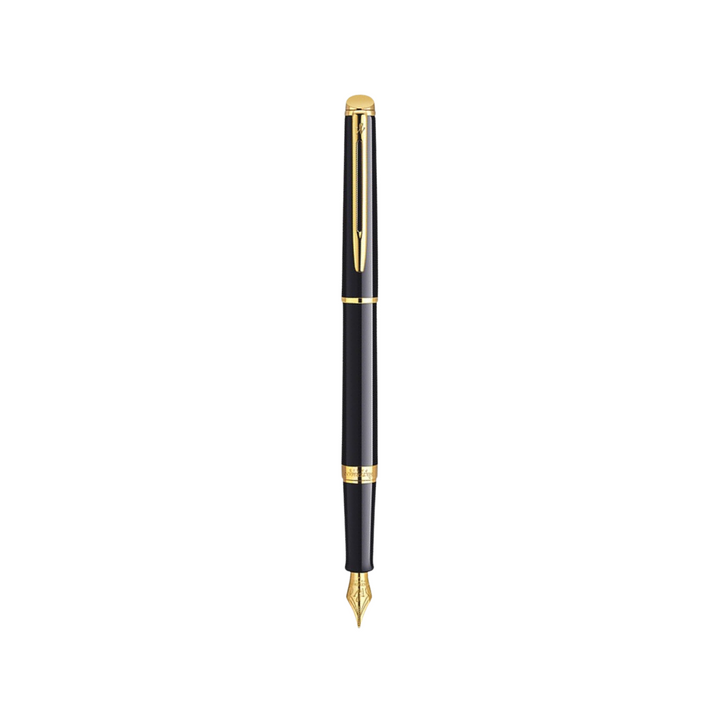Waterman Hemisphere Laque Black GT Fountain Pen — Waterman fountain pen — precision nib writing instrument, at Cityluxe Singapore stationery store
