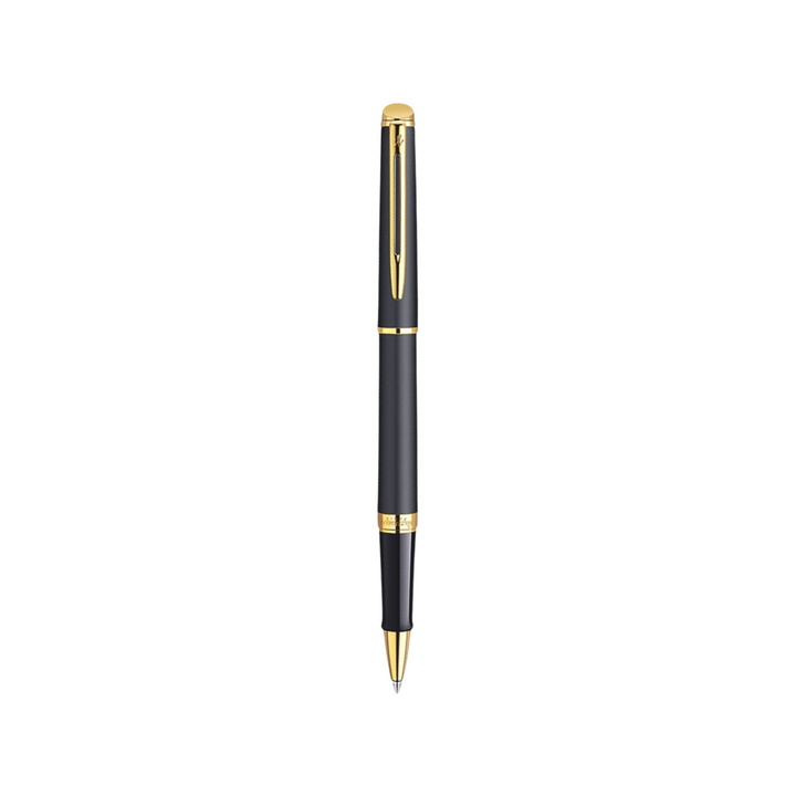 Waterman Hemisphere Laque Black GT Rollerball — Waterman rollerball pen — fluid gel ink writing instrument, at Cityluxe Singapore