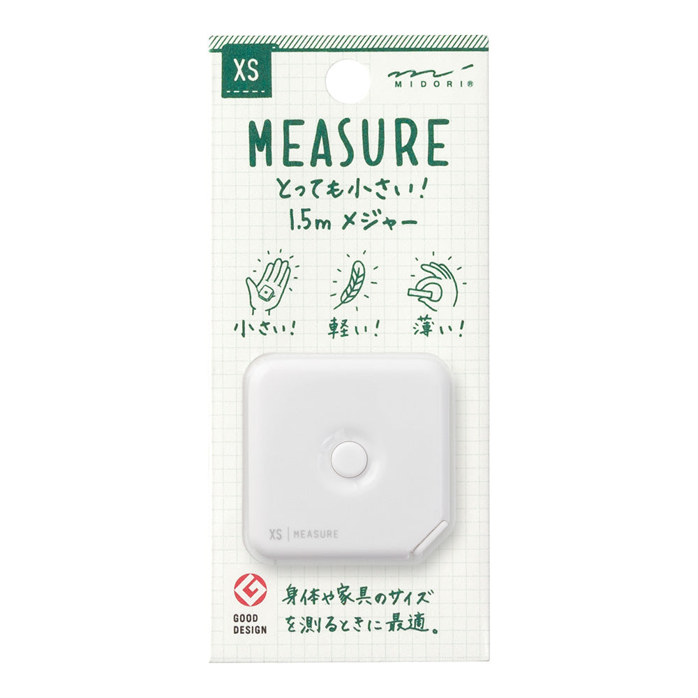 Midori XS Tape Measure (1.5M) — Midori tape measure — premium stationery and lifestyle, at Cityluxe Singapore
