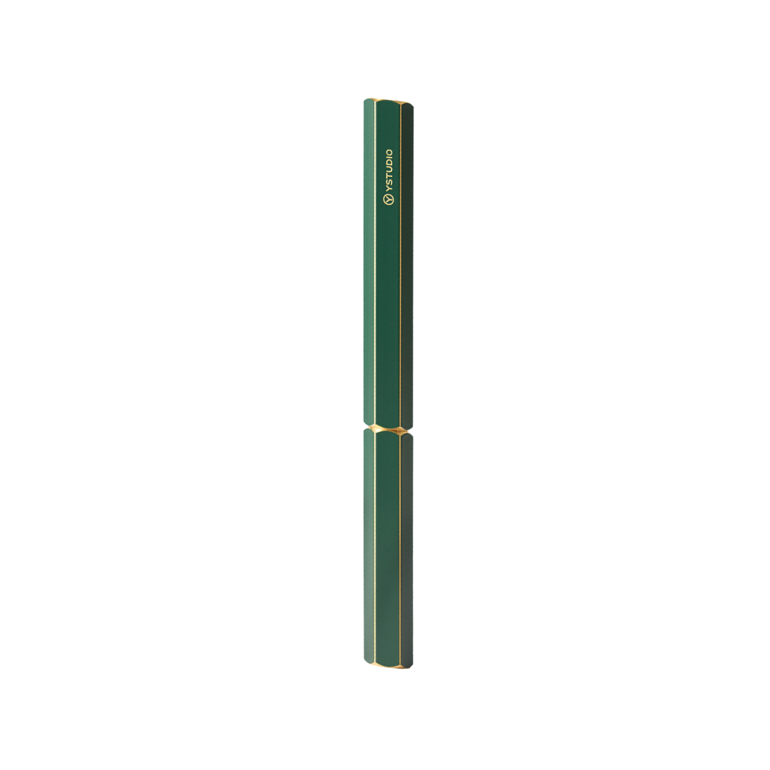 Ystudio Classic Revolve Fountain Pen Green