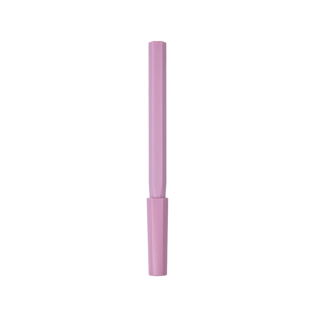 Ystudio Glamour Evolve-Ocean Sustainable Rollerball Pen in Evening Purple — Ystudio rollerball pen — fluid gel ink writing instrument, at Cityluxe Singapore